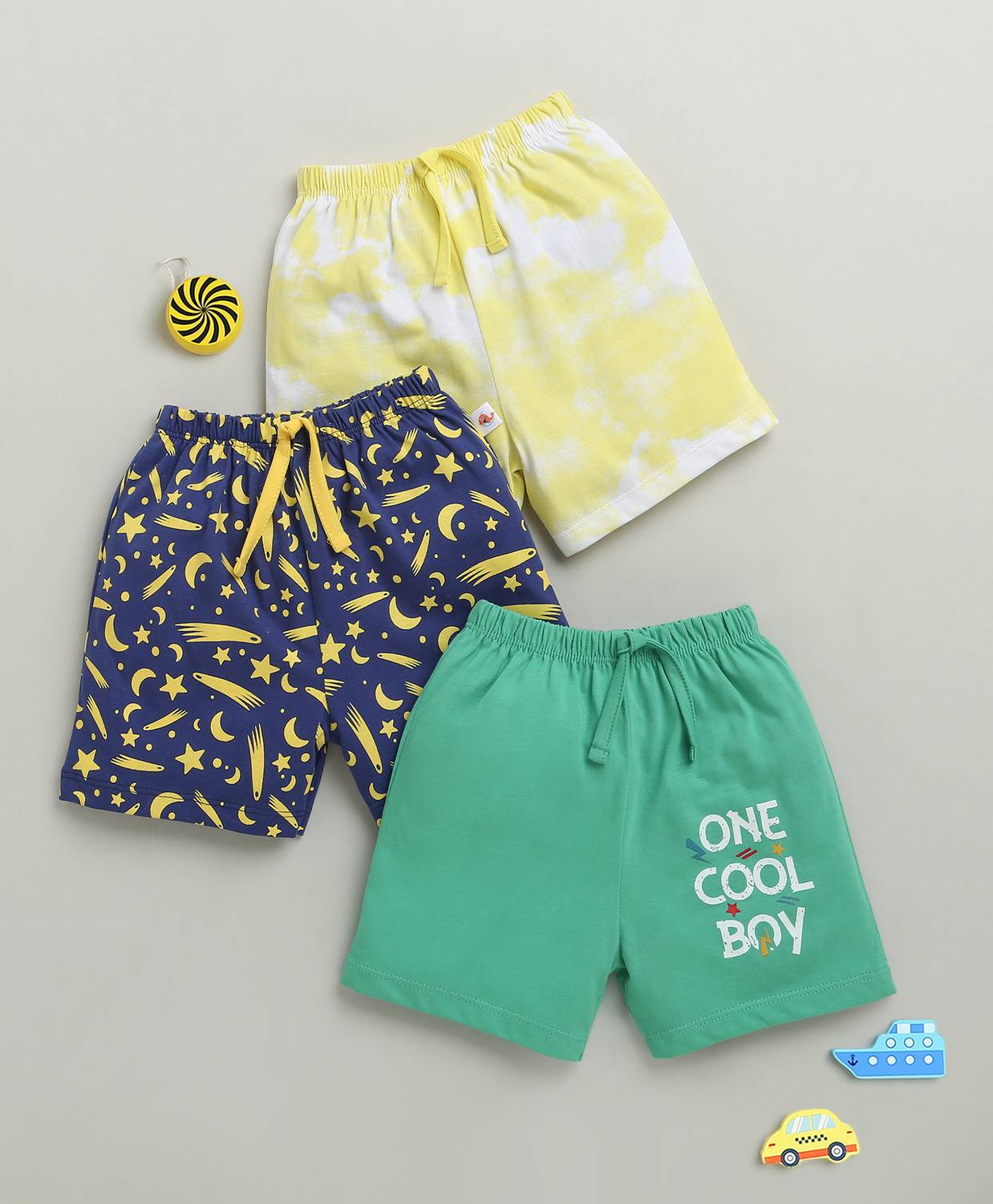 BUMZEE Short For Boys Casual Animal Print Pure Cotton