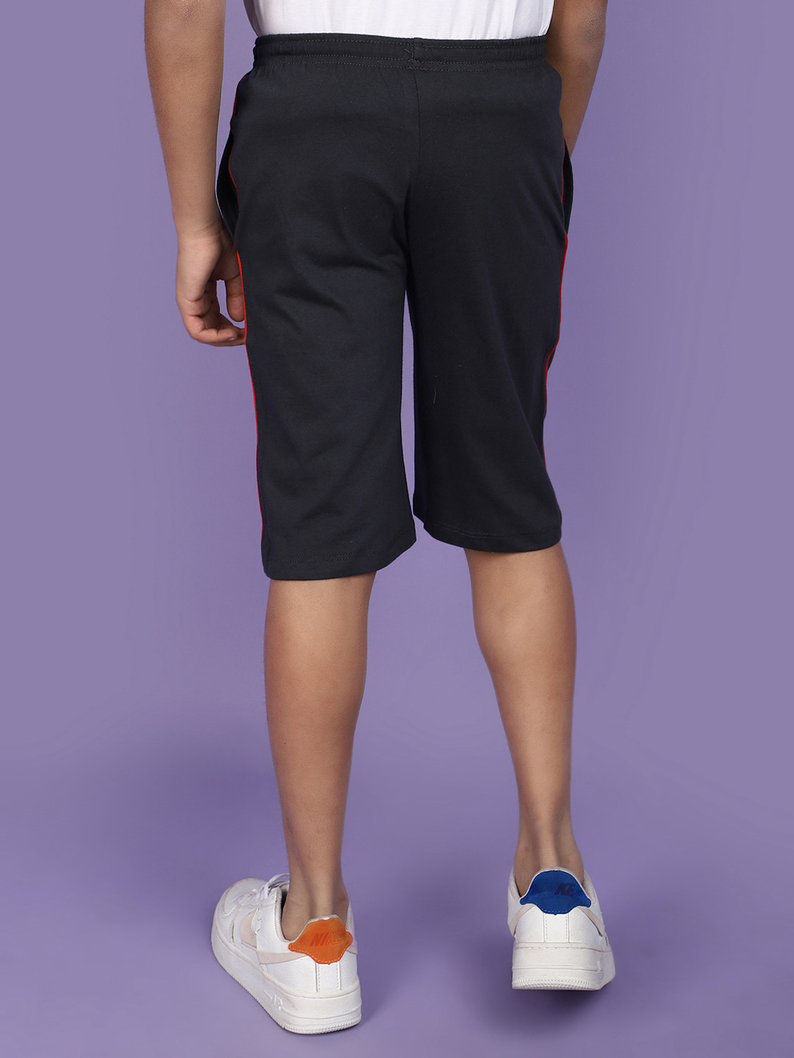 Image of V-MART Short For Boys Casual Solid Cotton Blend