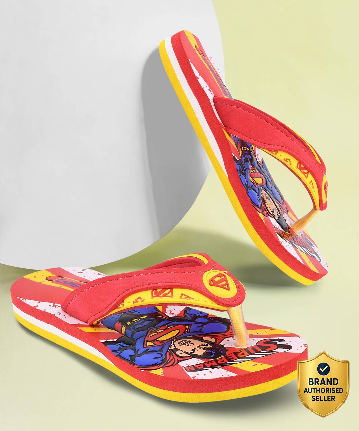 CAMPUS Superman Boys & Girls Slip On Slipper Flip Flop