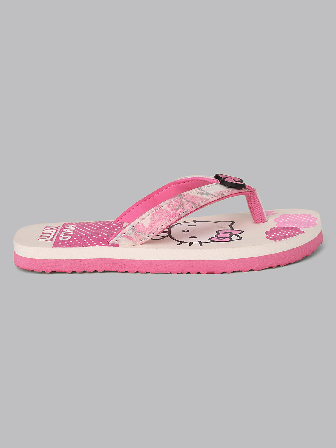 Image of kidsville Hello Kitty Girls Slip On Slipper Flip Flop