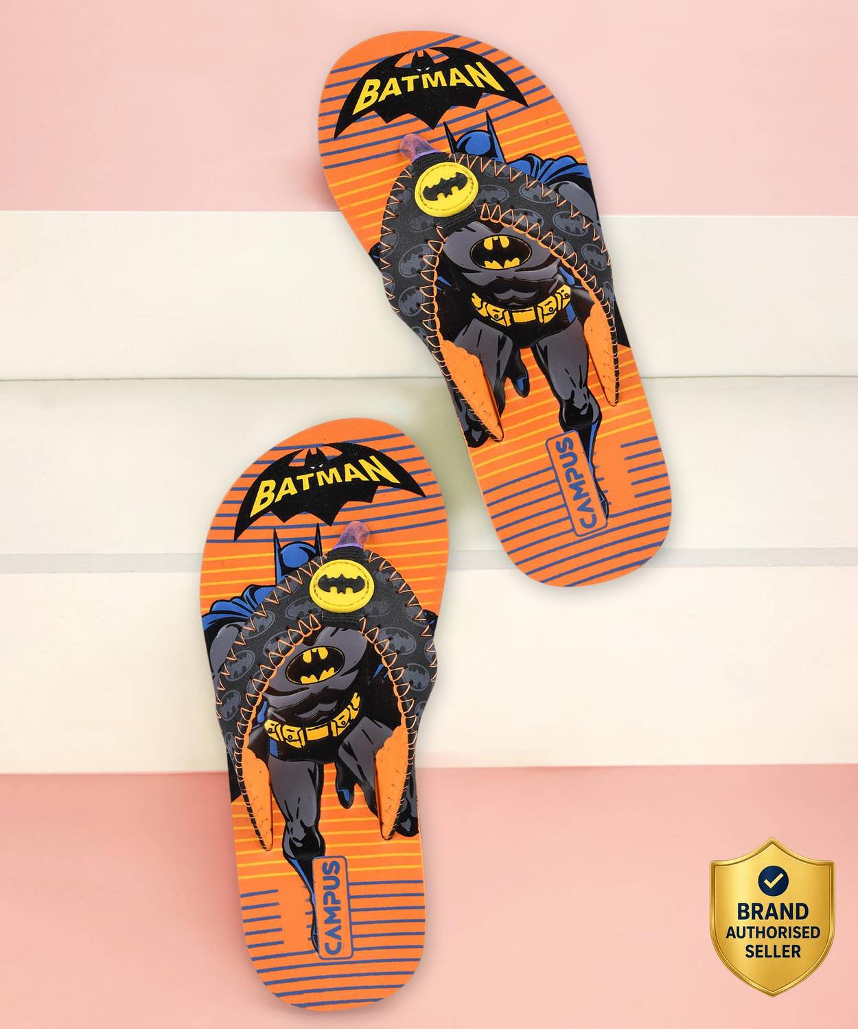 CAMPUS Batman Boys & Girls Slip On Slipper Flip Flop