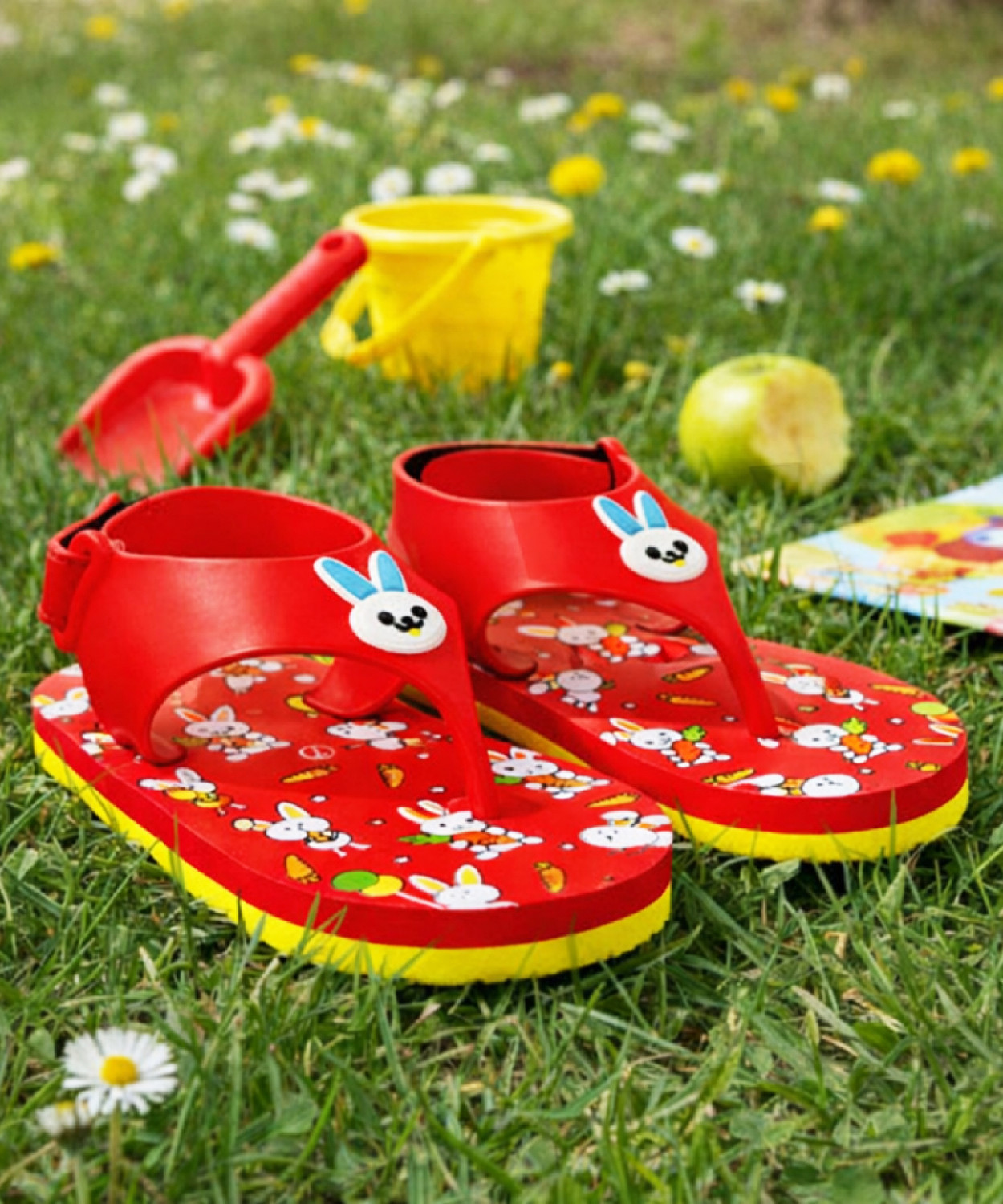 Image of Tiny Tiger Looney Toons Boys & Girls Velcro Slipper Flip Flop