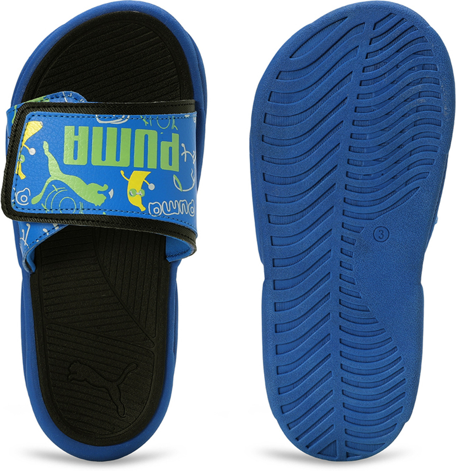 Image of PUMA Boys & Girls Slip On Slipper Flip Flop