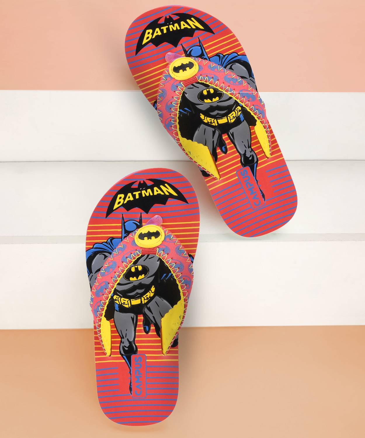 CAMPUS Batman Boys & Girls Slip On Slipper Flip Flop