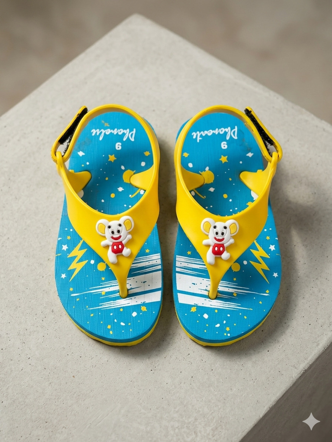 Image of Phonolite Boys & Girls Velcro & Strap Slipper Flip Flop