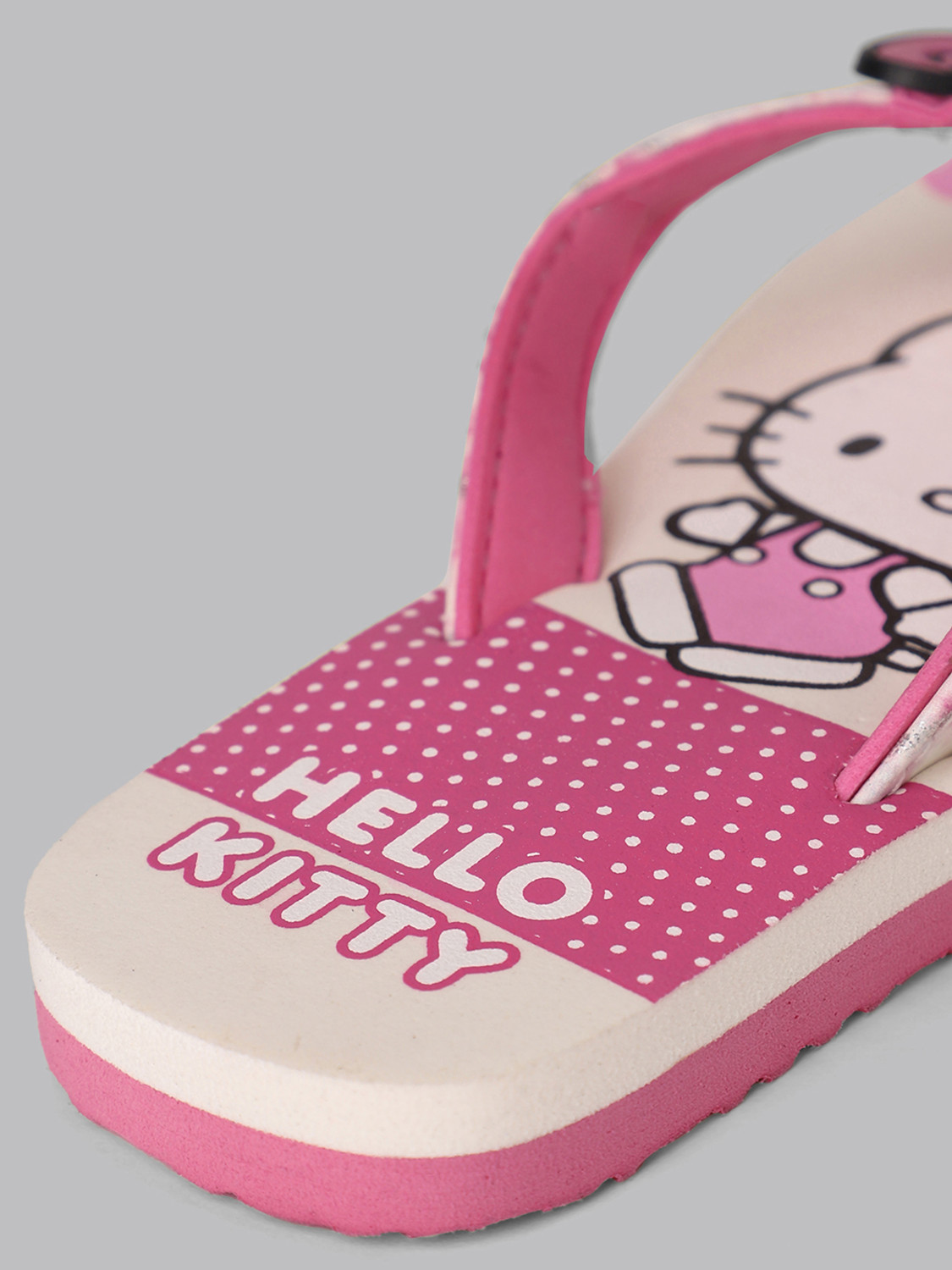 Image of kidsville Hello Kitty Girls Slip On Slipper Flip Flop