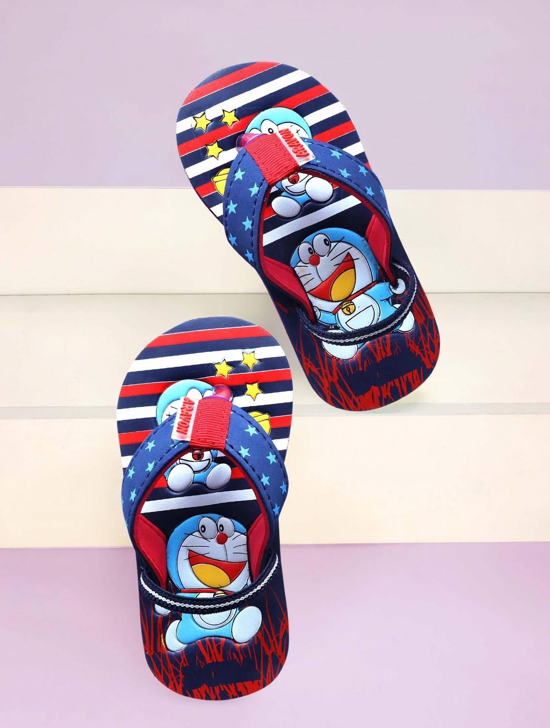 ARAVON Doraemon Boys & Girls Slip On Slipper Flip Flop