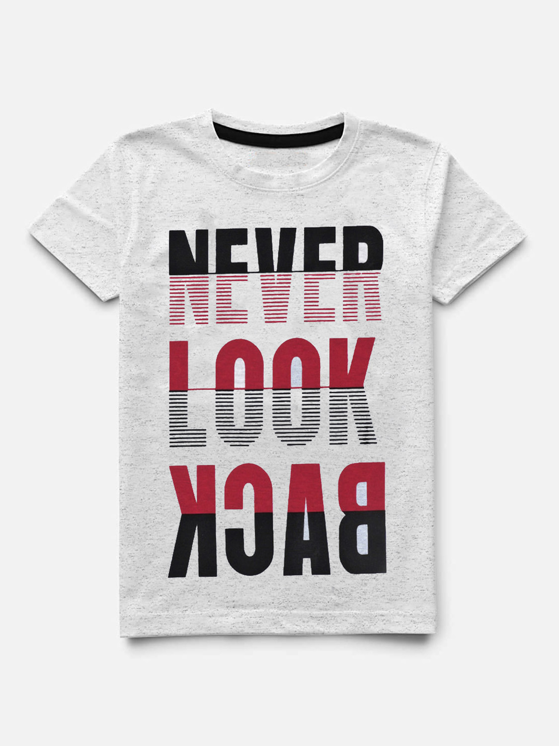 Image of MIST N FOGG Boys Graphic Print Cotton Blend Regular T Shirt