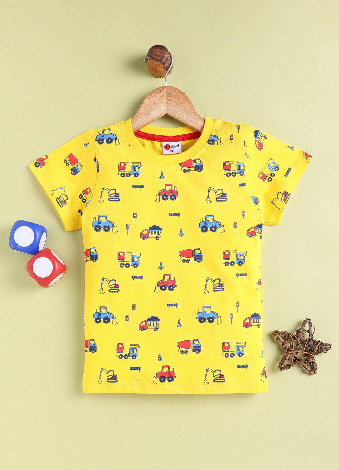 Image of Mars Infiniti Boys Printed Pure Cotton Regular T Shirt
