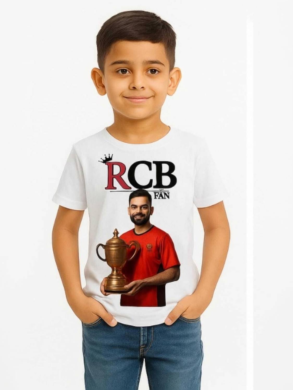 BICHARA Baby Boys & Baby Girls Printed Polyester Regular T Shirt