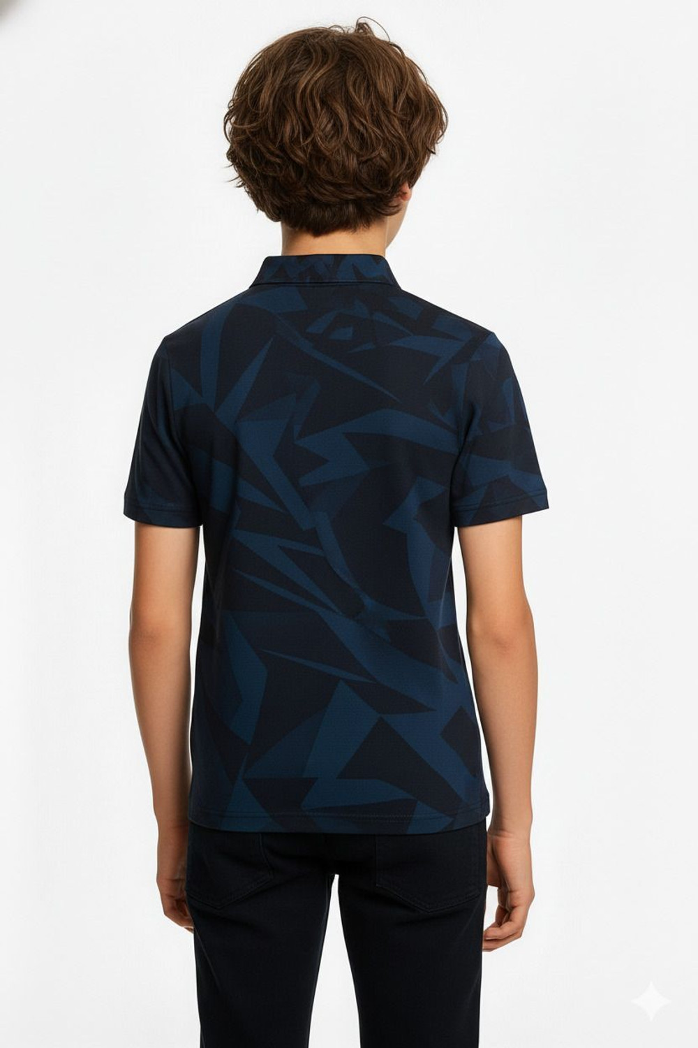Image of Try This Boys Colorblock Cotton Blend Regular T Shirt