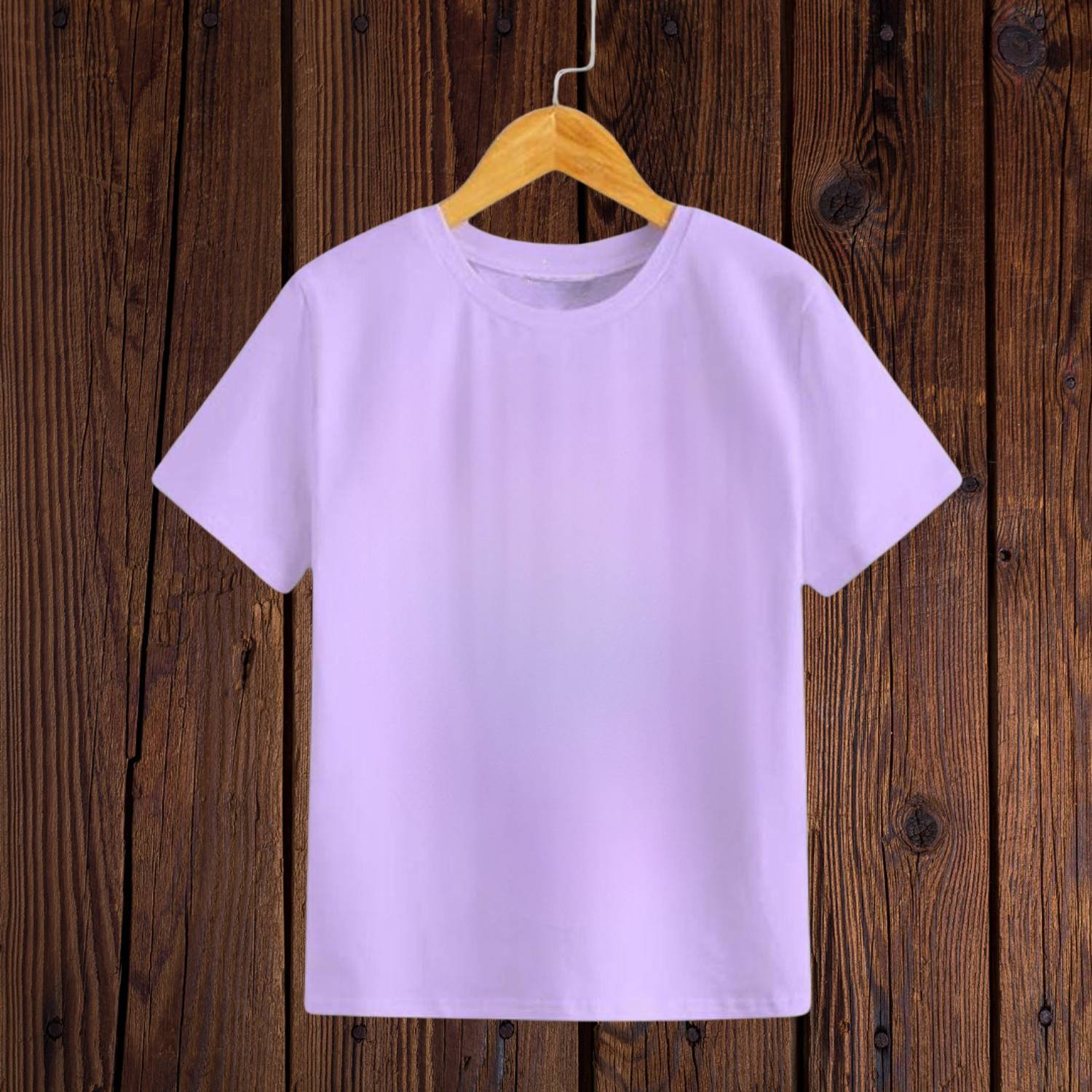 AAVYACOLLECTION Boys & Girls Solid Polycotton Regular T Shirt