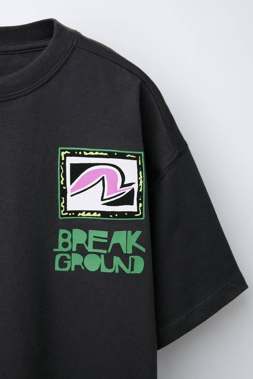 Alan Boys Printed Cotton Blend Oversized T Shirt - Image 3