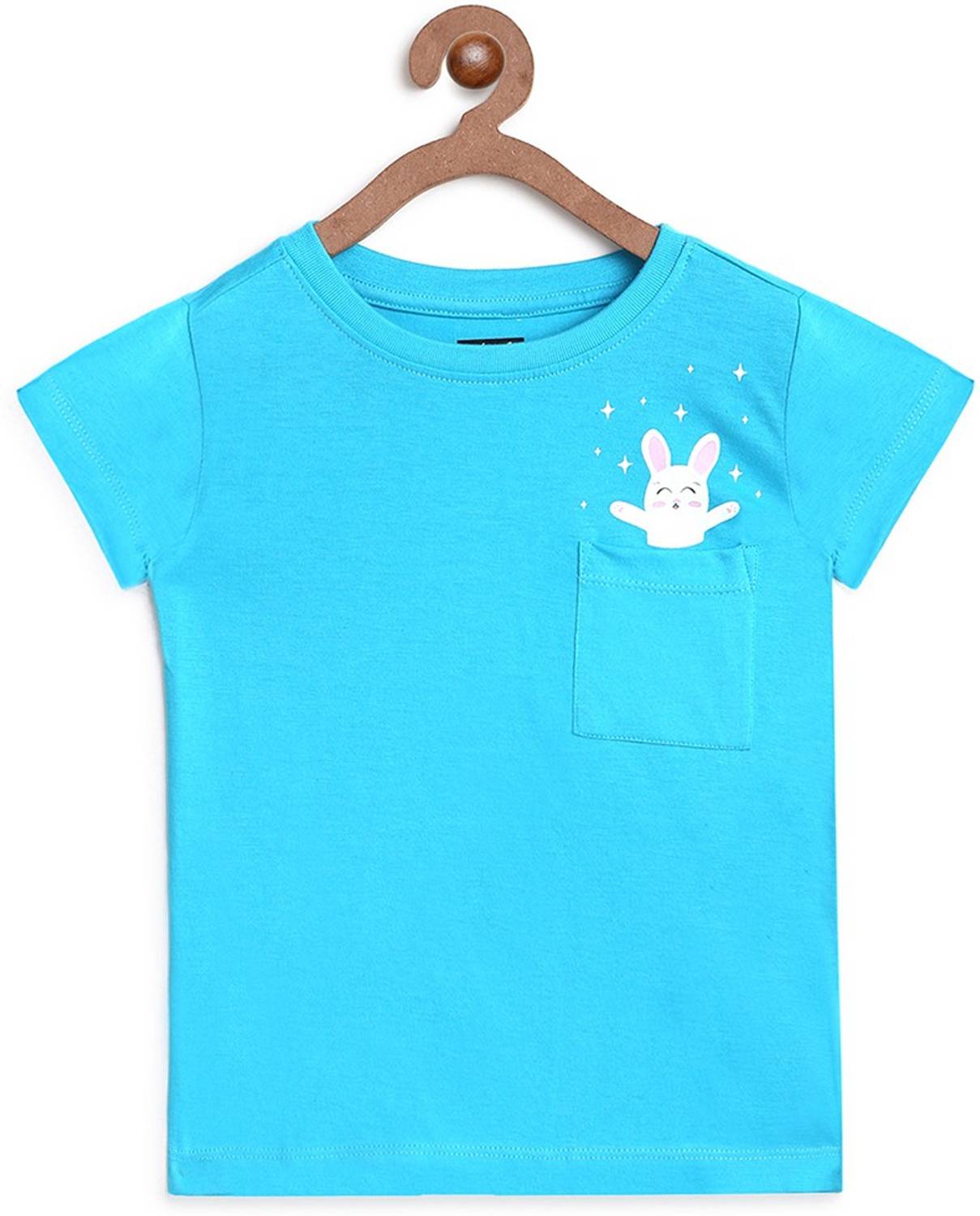 Aditya Birla  - abof Girls Printed Pure Cotton Regular T Shirt