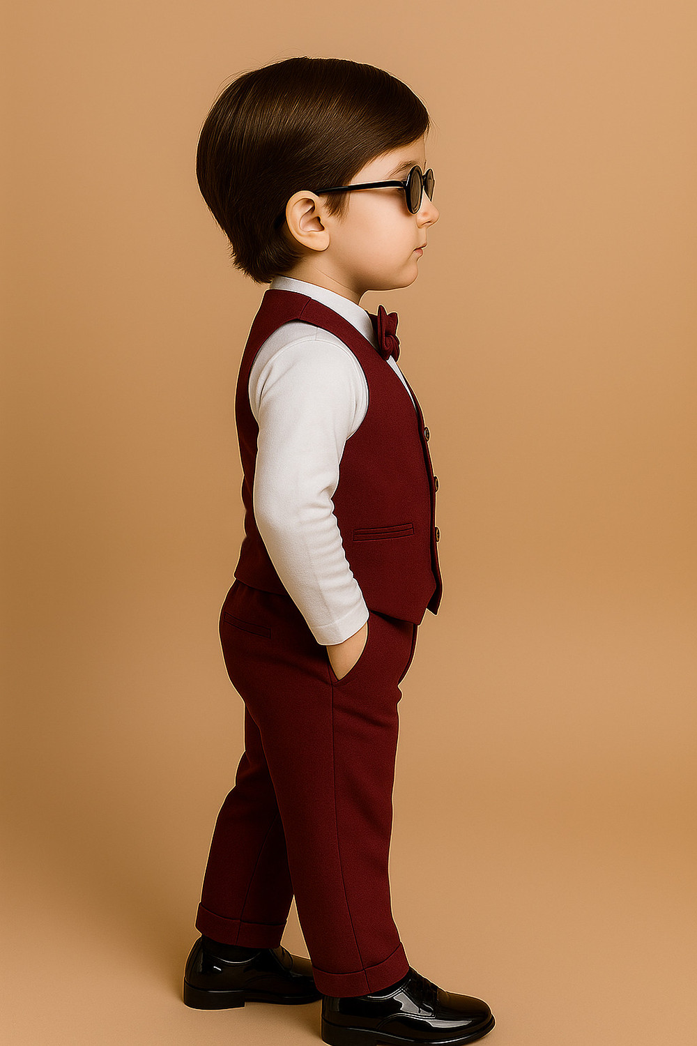 Image of Ninas Boys Festive & Party Blazer, Shirt and Trouser Set