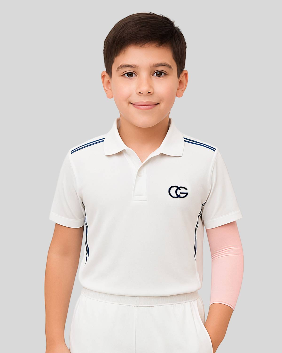 CALIGOSTLE Boys Solid Polyester Regular T Shirt