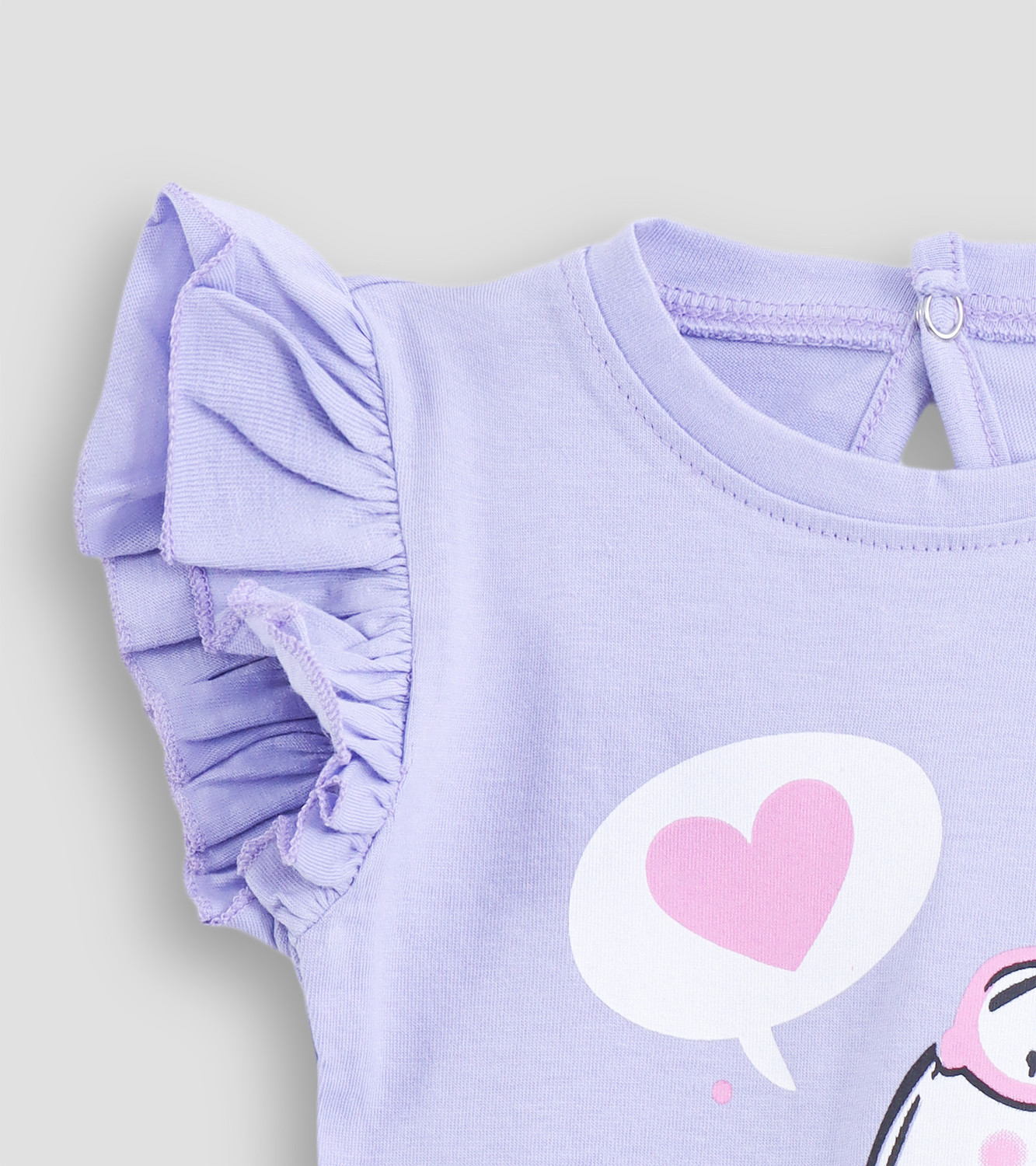 Image of YUV Baby Girls Printed Pure Cotton Regular T Shirt
