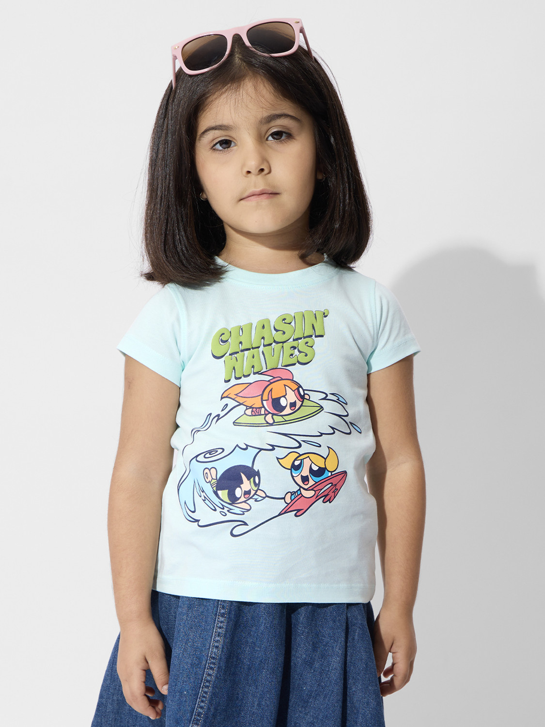 Image of The Souled Store Girls Cartoon Pure Cotton Regular T Shirt