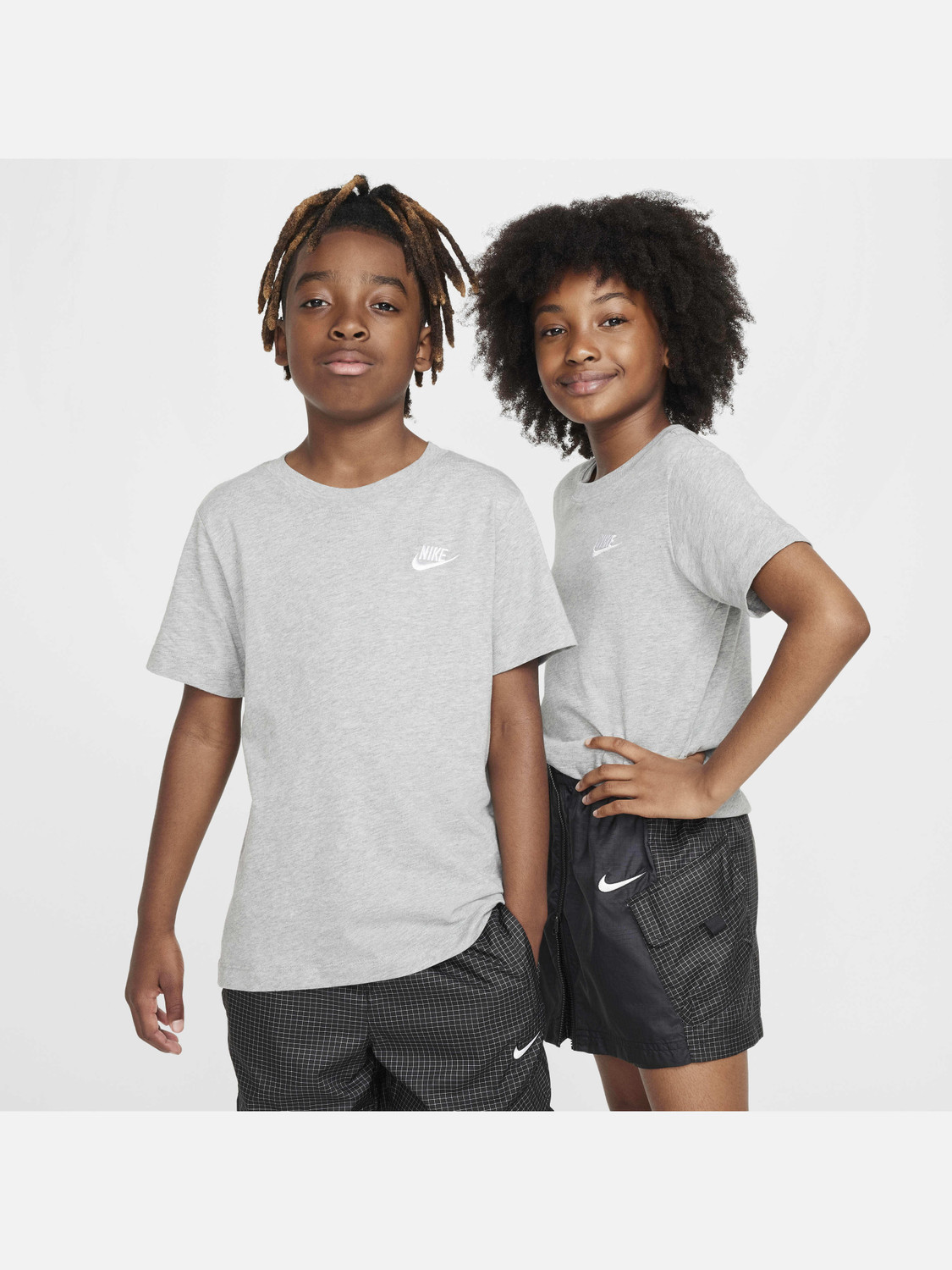Image of NIKE Boys & Girls Solid Pure Cotton Regular T Shirt