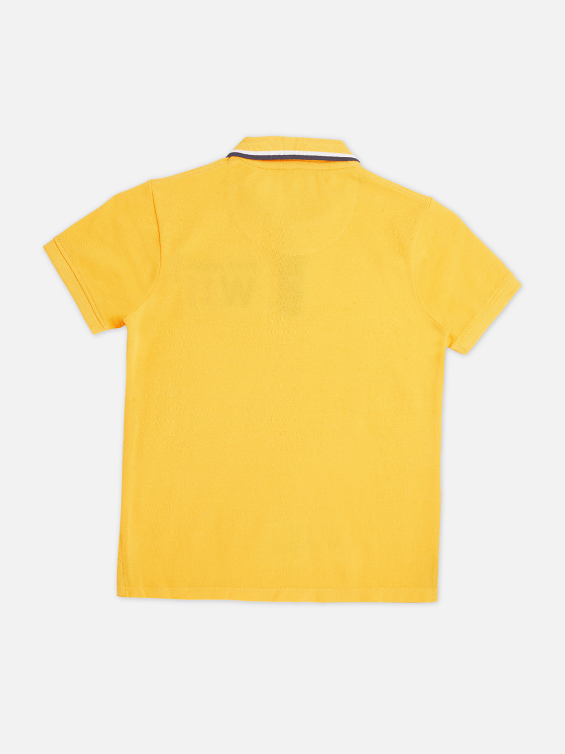 Image of Pepe Jeans Boys Printed Pure Cotton Regular T Shirt (Yellow, Pack of 1)