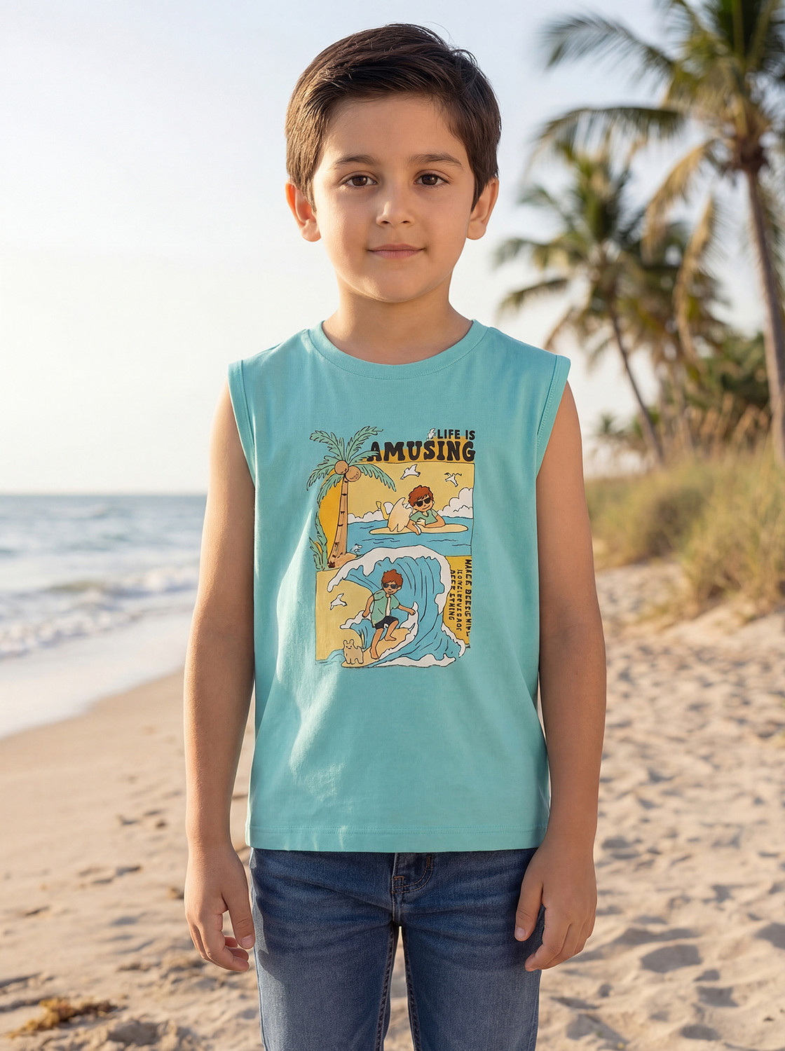 Image of Hellcat Boys Printed Cotton Blend Regular T Shirt