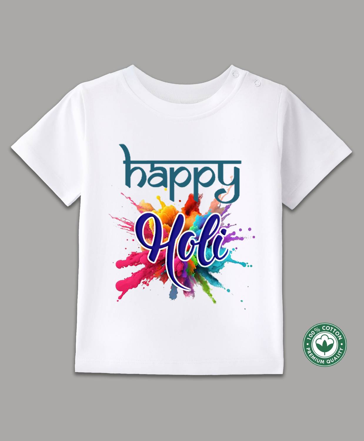 BLUSHES Baby Boys & Baby Girls Self Design Pure Cotton Regular T Shirt