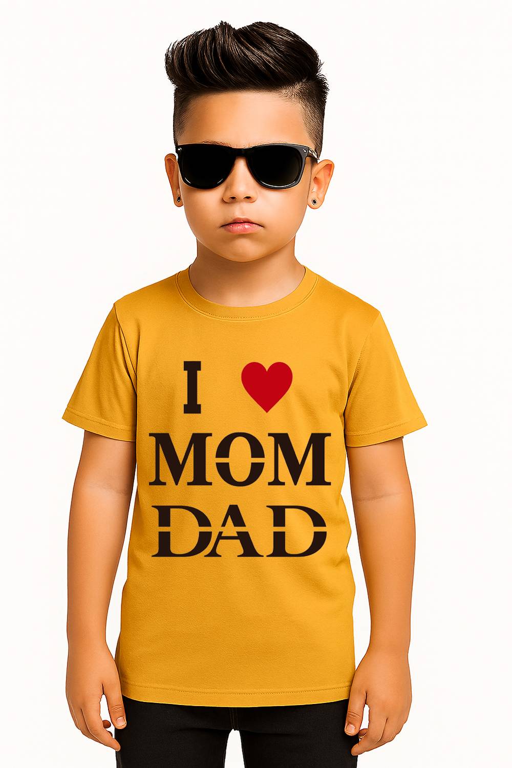 BQF Boys Printed Polyester Regular T Shirt