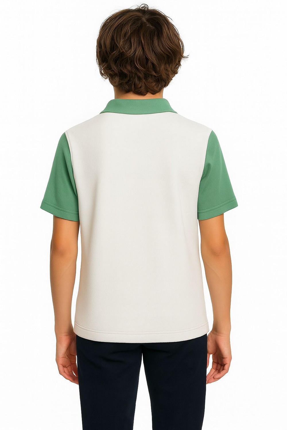Image of Try This Boys Colorblock Cotton Blend Regular T Shirt