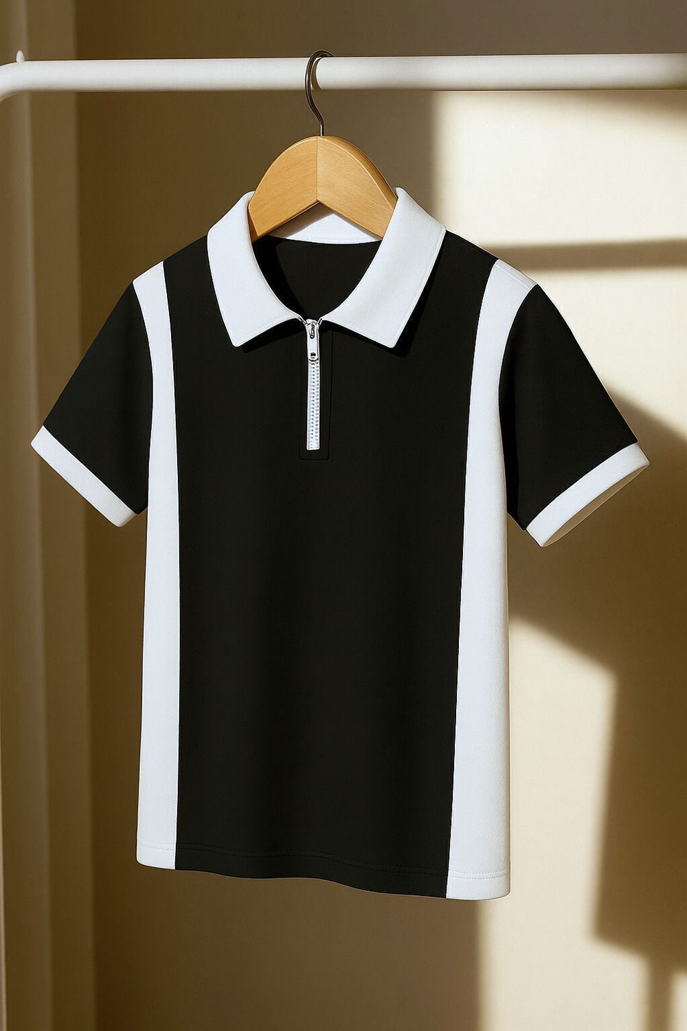 Image of Try This Boys Colorblock Cotton Blend Regular T Shirt (Multicolor, Pack of 1)