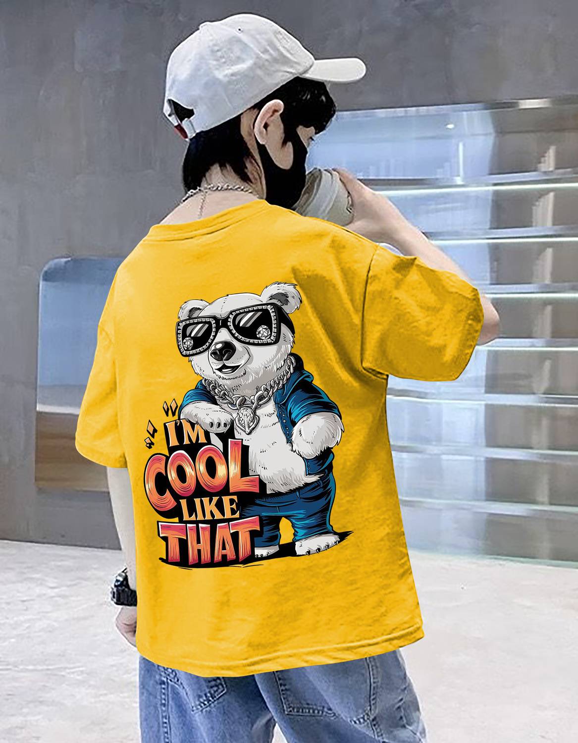 Flipkart.com | Heartees Boys Graphic Print Pure Cotton Oversized T