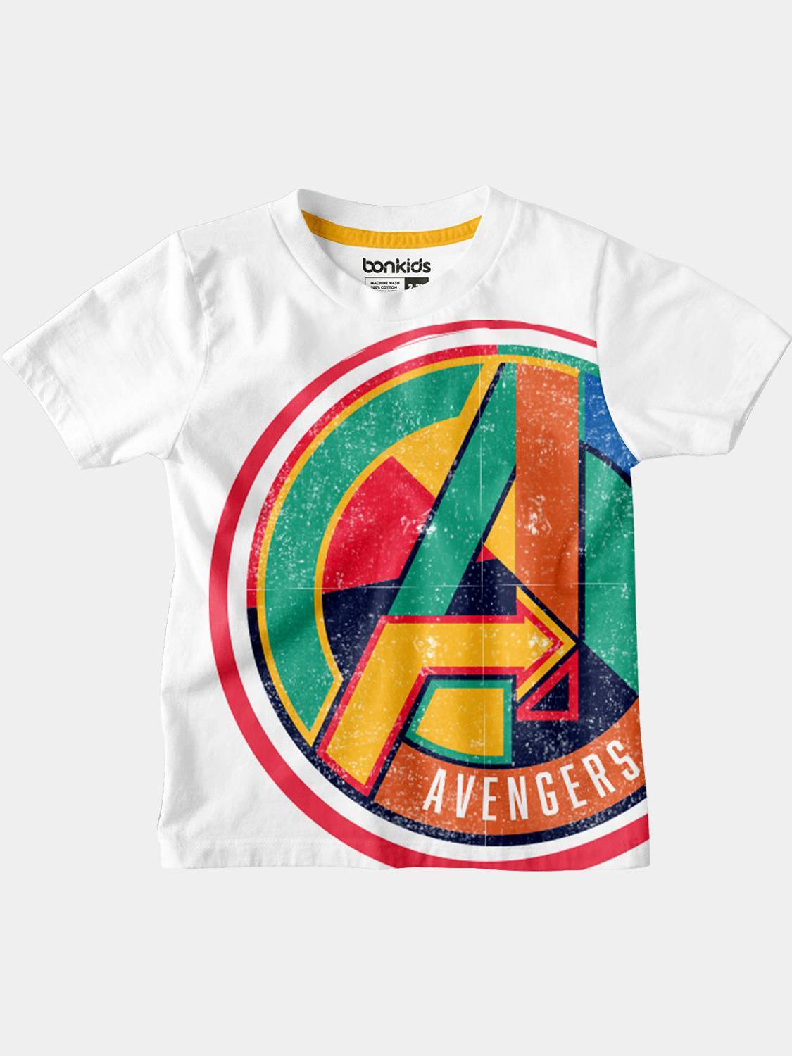 BONKIDS Boys Solid Pure Cotton Slim T Shirt