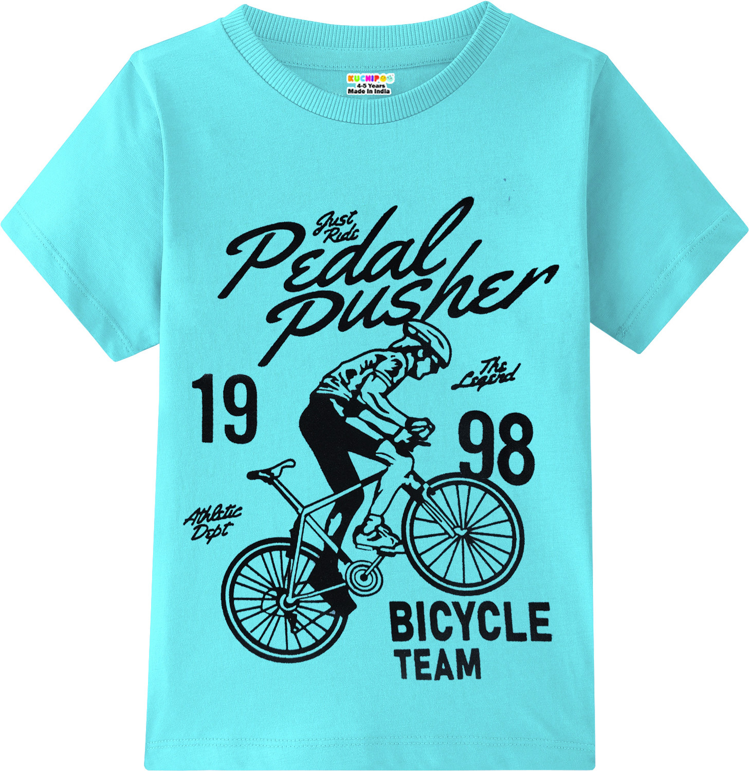 Image of Kuchipoo Boys Printed Cotton Blend Regular T Shirt