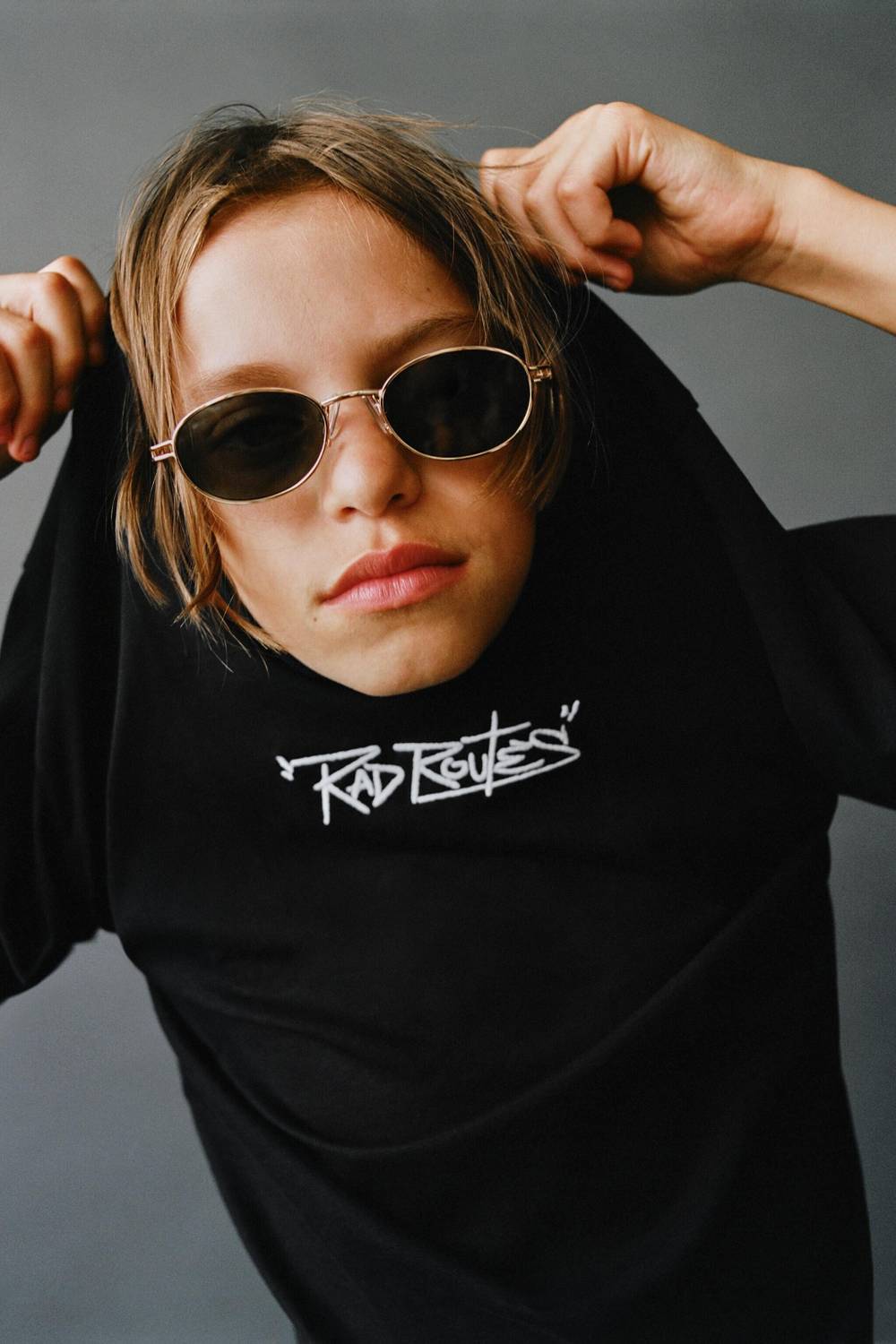 Alan Boys Black Oversized T-Shirt - Image 4