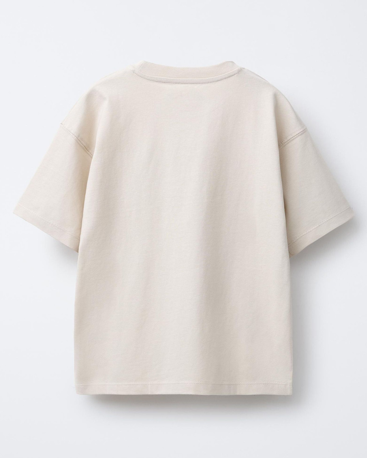 Image of Alan Jones Boys Graphic Print Cotton Blend Oversized T Shirt