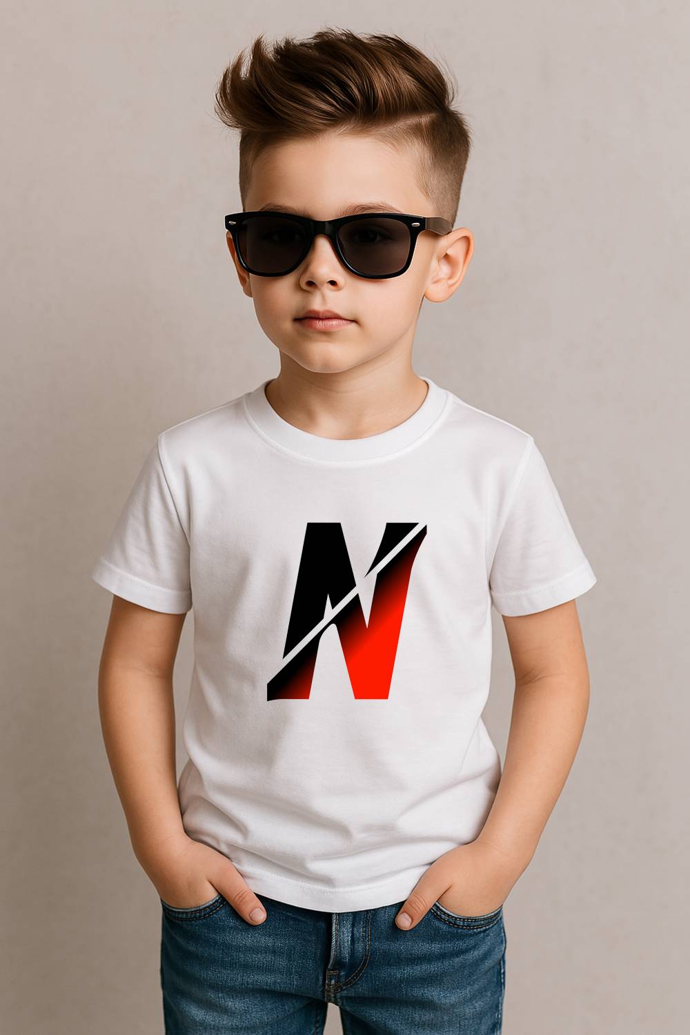 BQF Boys Printed Polyester Regular T Shirt