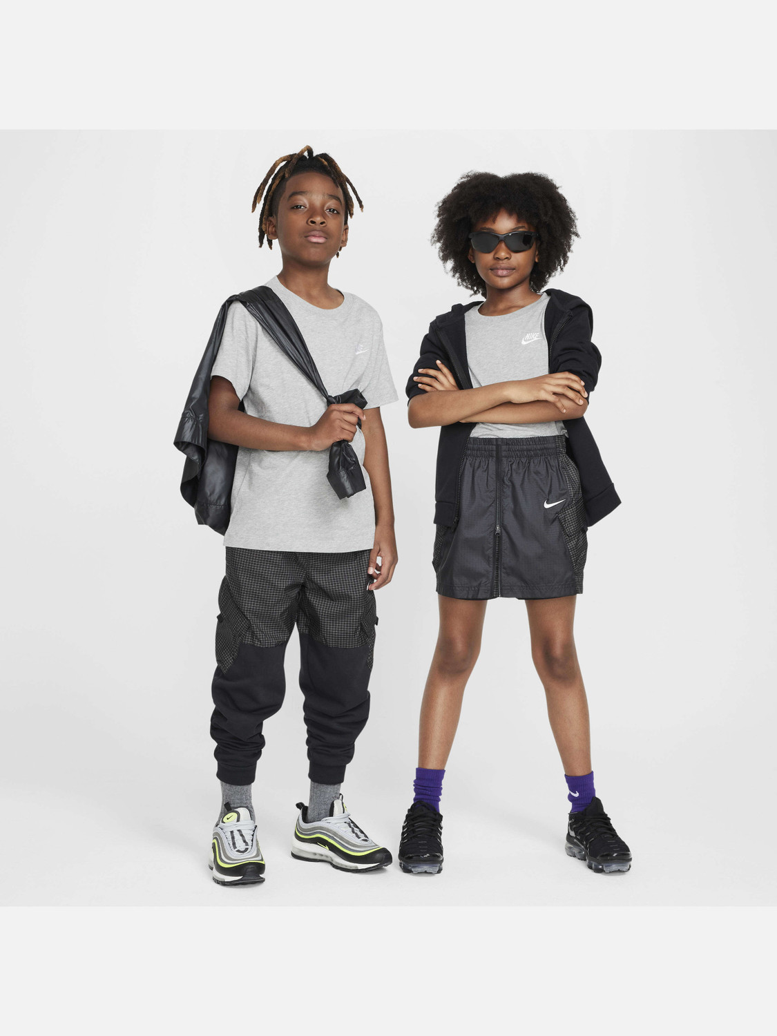 Image of NIKE Boys & Girls Solid Pure Cotton Regular T Shirt