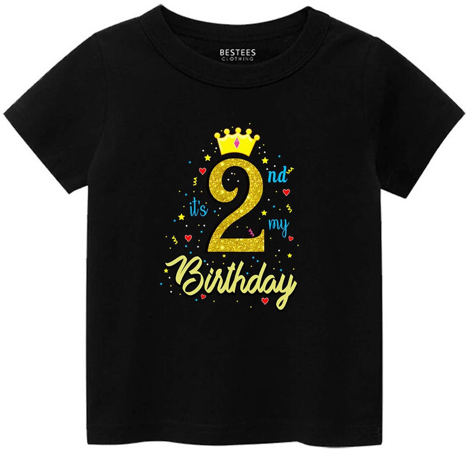 BESTEESCLOTHING Boys Solid Pure Cotton Regular T Shirt