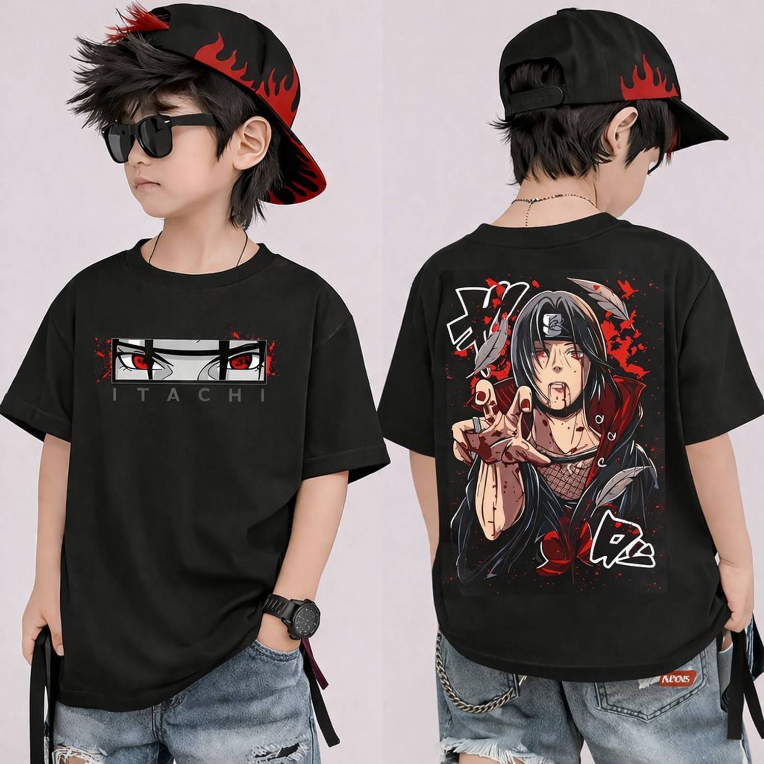 JKMStore Boys Printed Graphic T-Shirt - Image 1