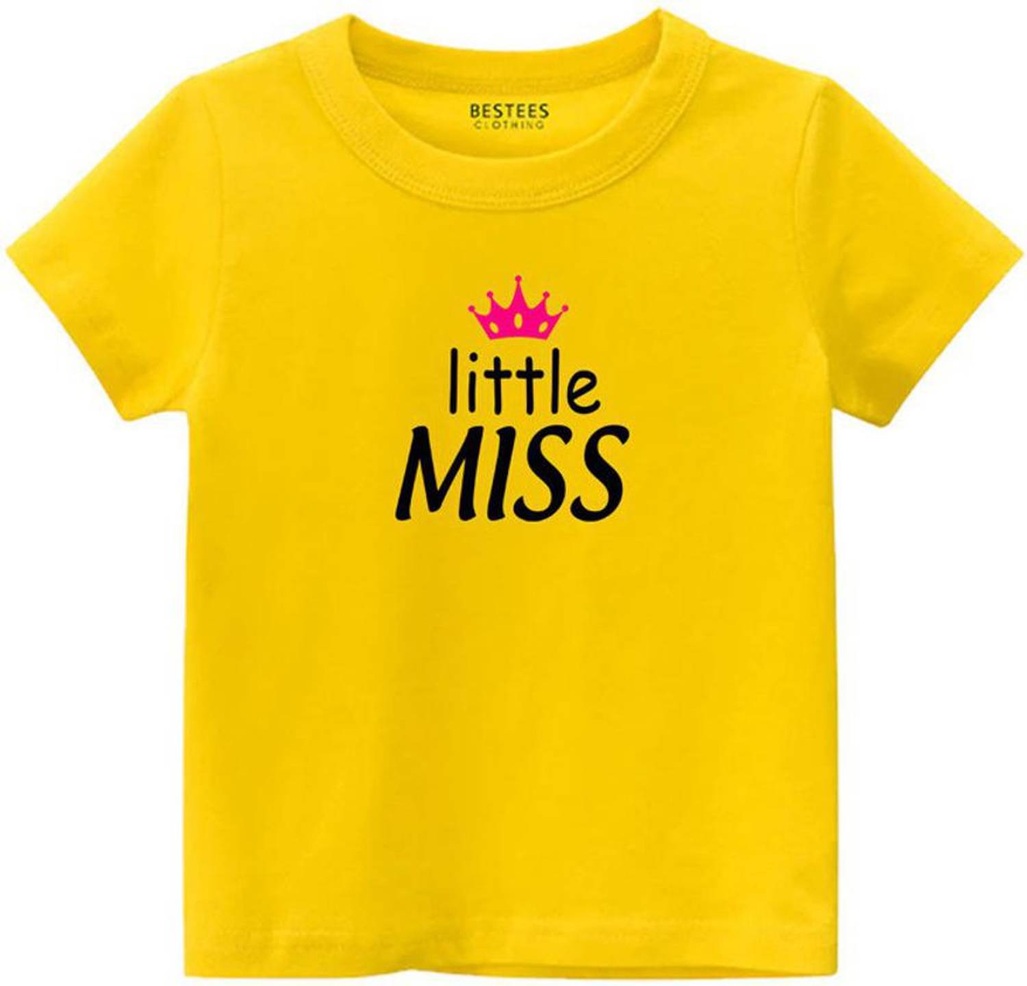 BESTEESCLOTHING Boys Typography Pure Cotton Regular T Shirt