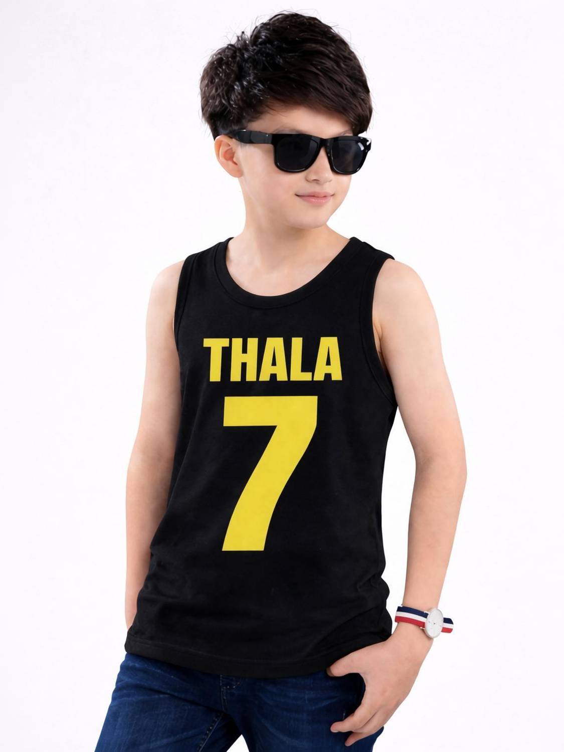 ACEBERE Boys & Girls Printed Pure Cotton Regular T Shirt