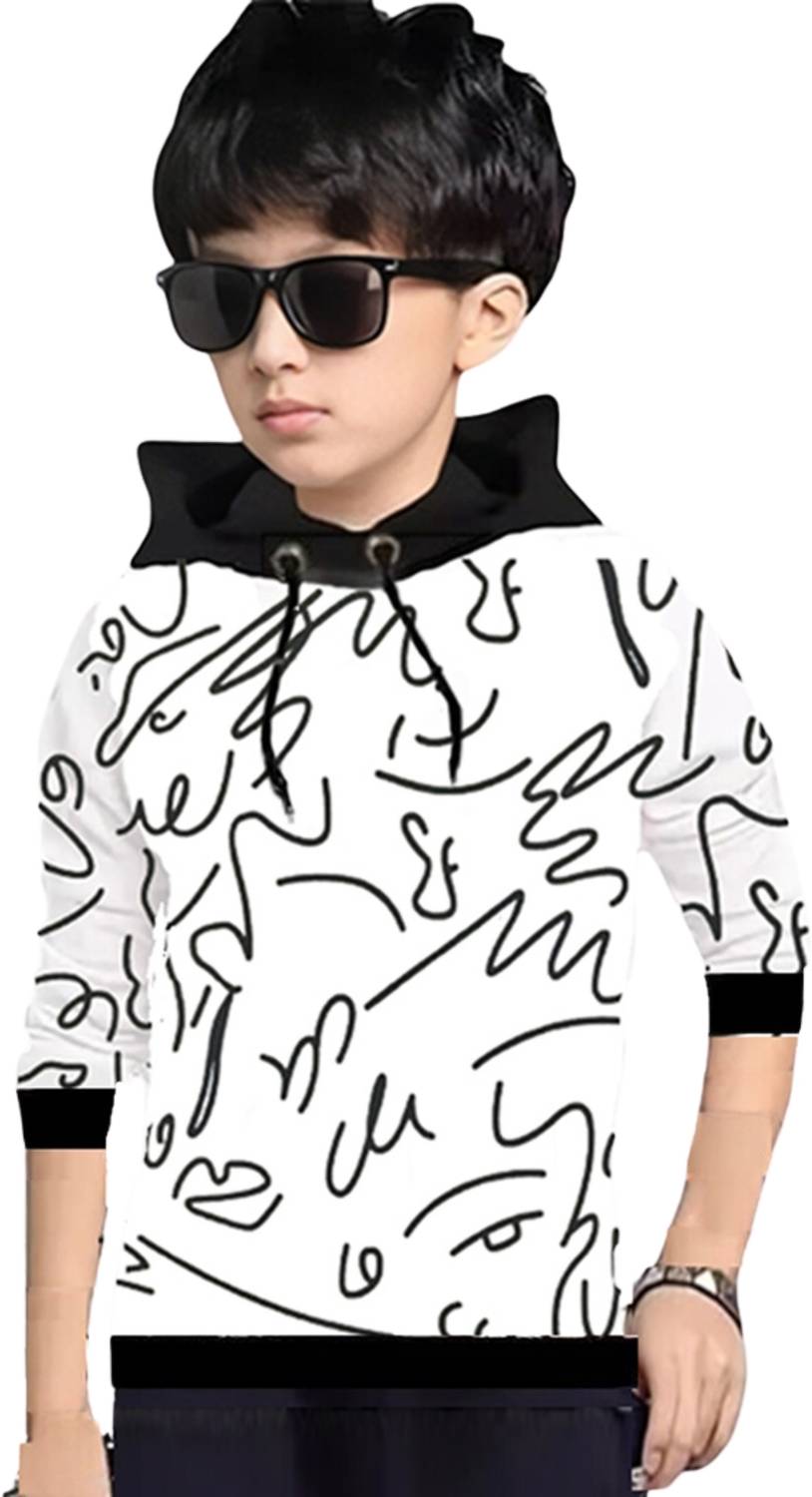 Ticoss Boys Printed Cotton Blend Regular T Shirt