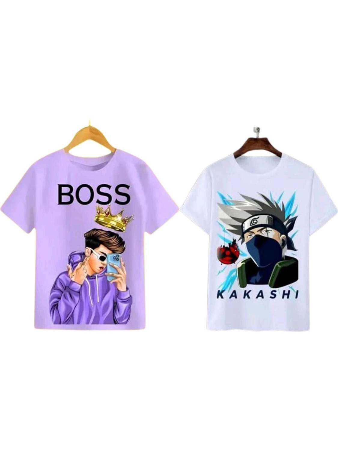adiraj enterprises Boys & Girls Printed Polyester Regular T Shirt