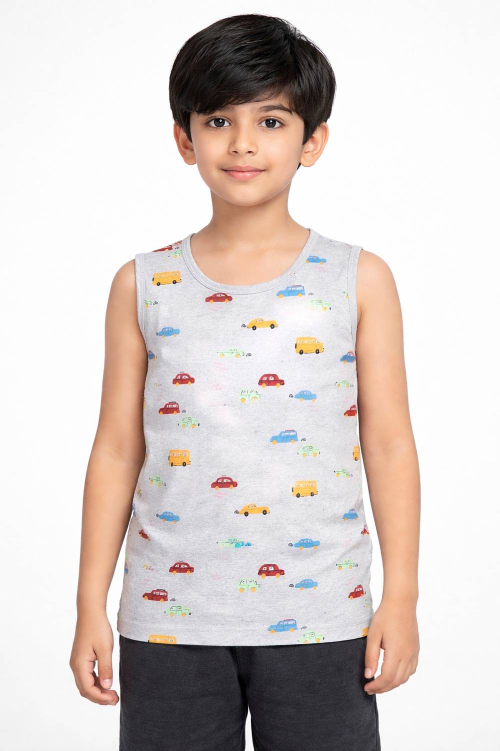 Chilins Boys & Girls Printed Pure Cotton Regular T Shirt