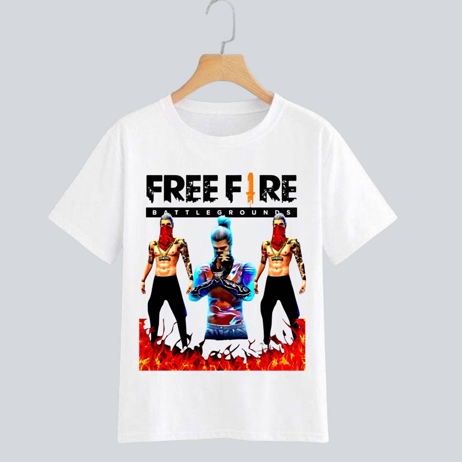Aavya Boys & Girls Printed Polycotton Regular T Shirt