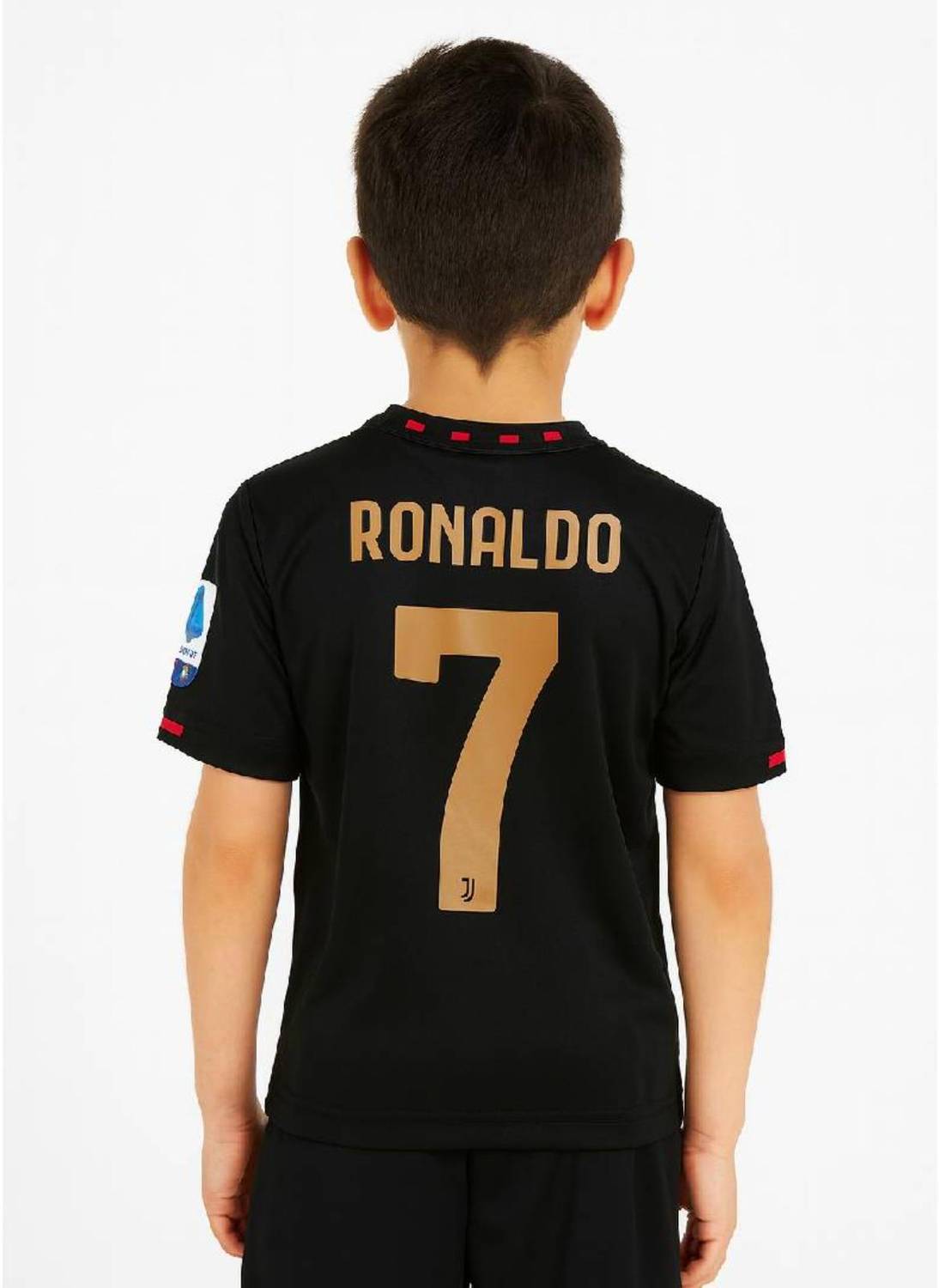 yclothy Boys & Girls Printed Polyester Regular T Shirt Black - Image 1