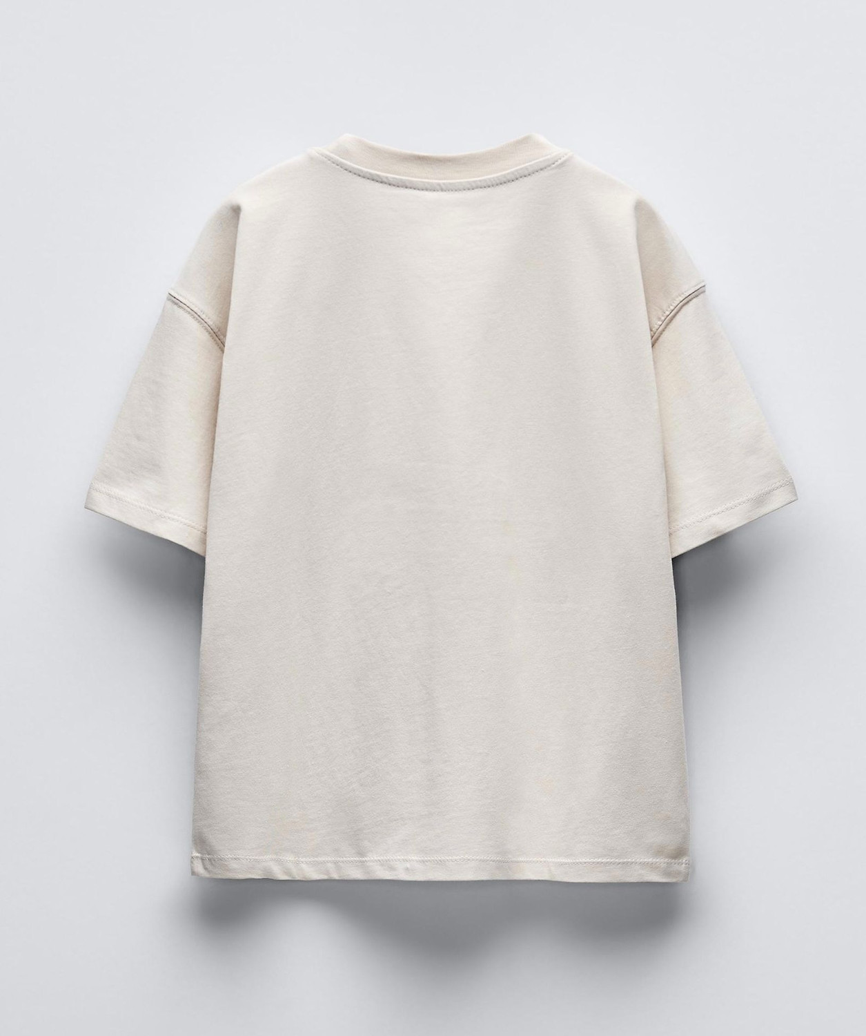 Image of Alan Jones Boys Printed Cotton Blend Oversized T Shirt