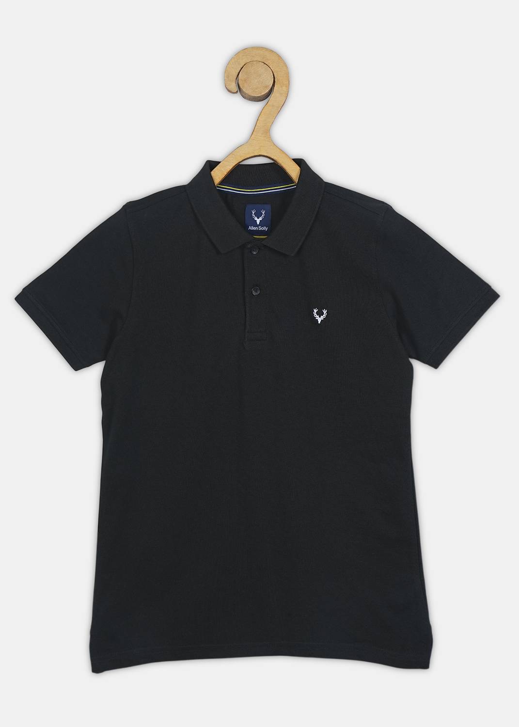 Allen Solly Junior Boys Solid Pure Cotton Regular T Shirt