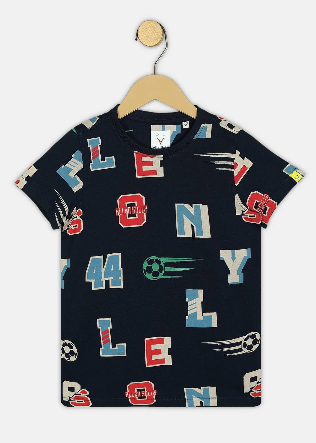Allen Solly Junior Boys Printed Pure Cotton Regular T Shirt