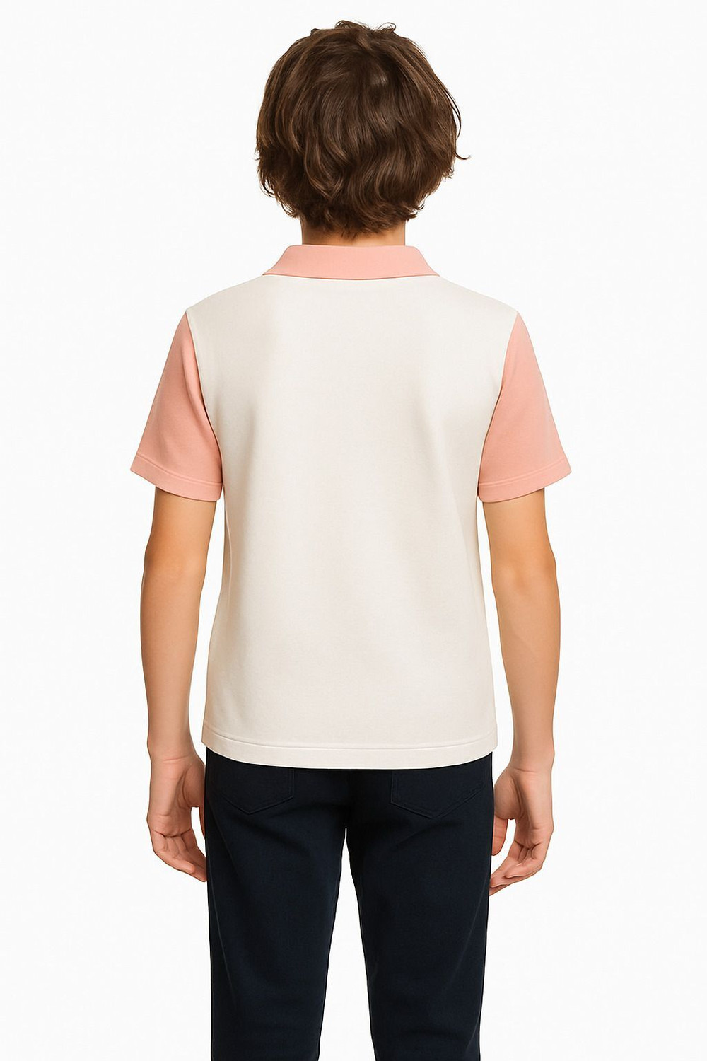 Image of Try This Boys Colorblock Cotton Blend Regular T Shirt