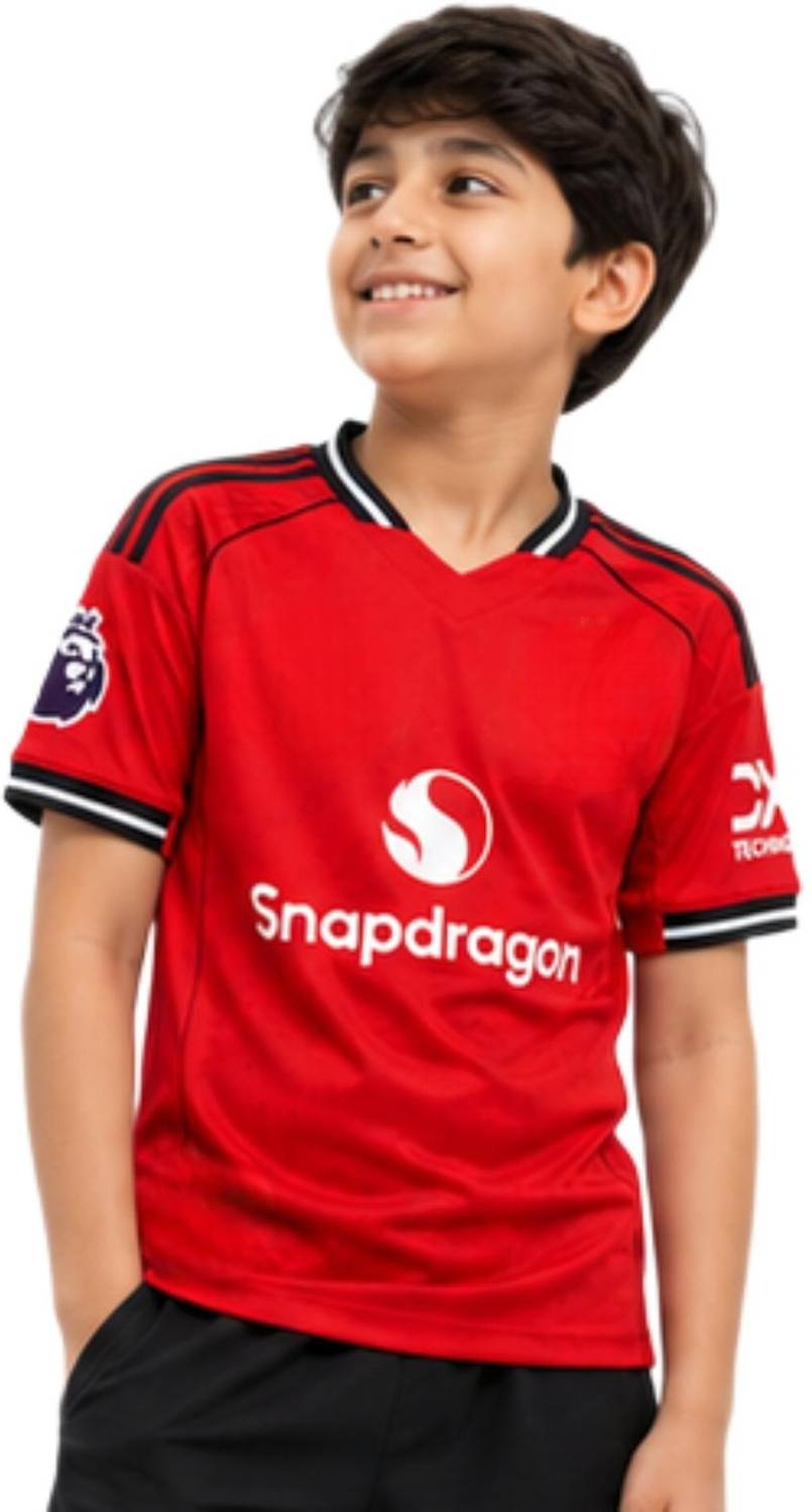 MSV Boys & Girls Red Polyester T-Shirt - Image 1